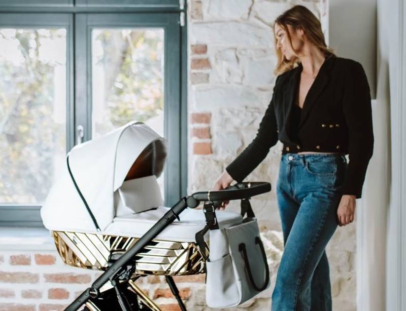 wózek dziecięcy online Kunert Ivento Glam biało złoty model premium prezentowany - blog Dadi Shop